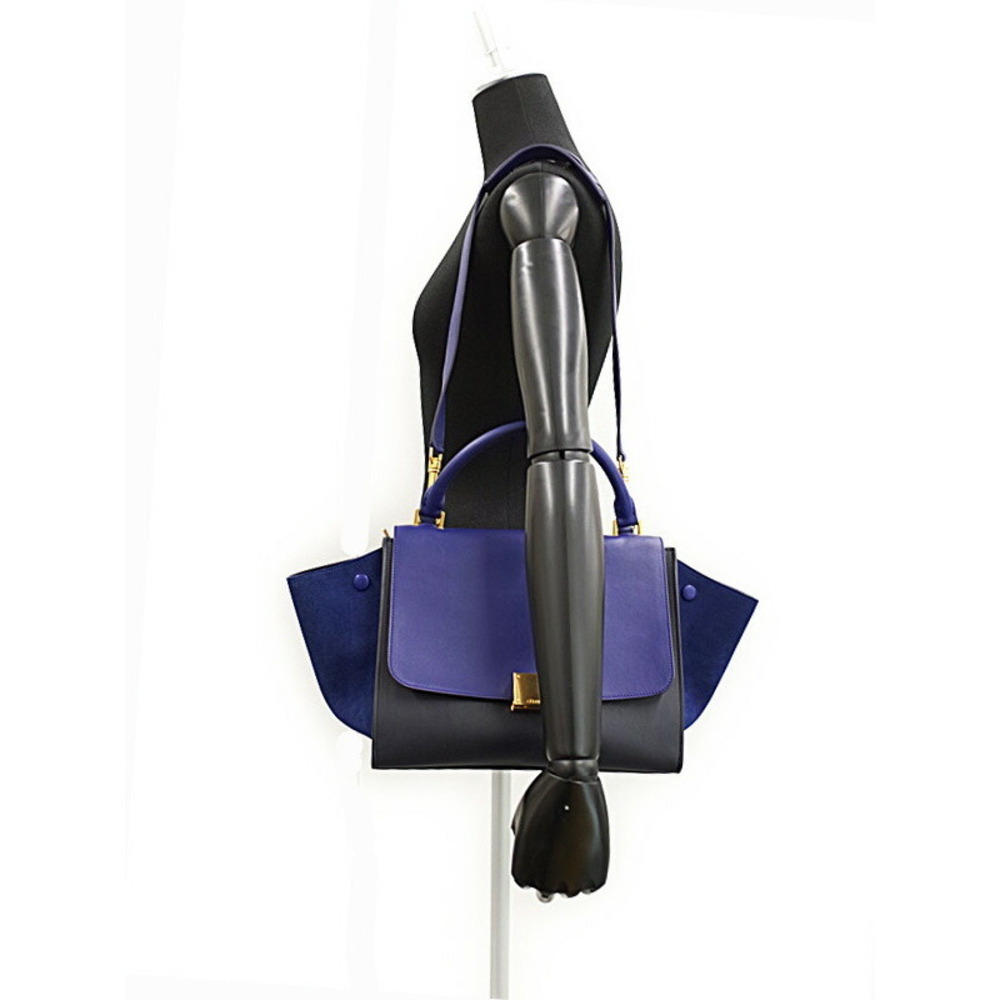 Celine Trapeze Tricolor Handbag Shoulder Bag - Picture 8 of 9